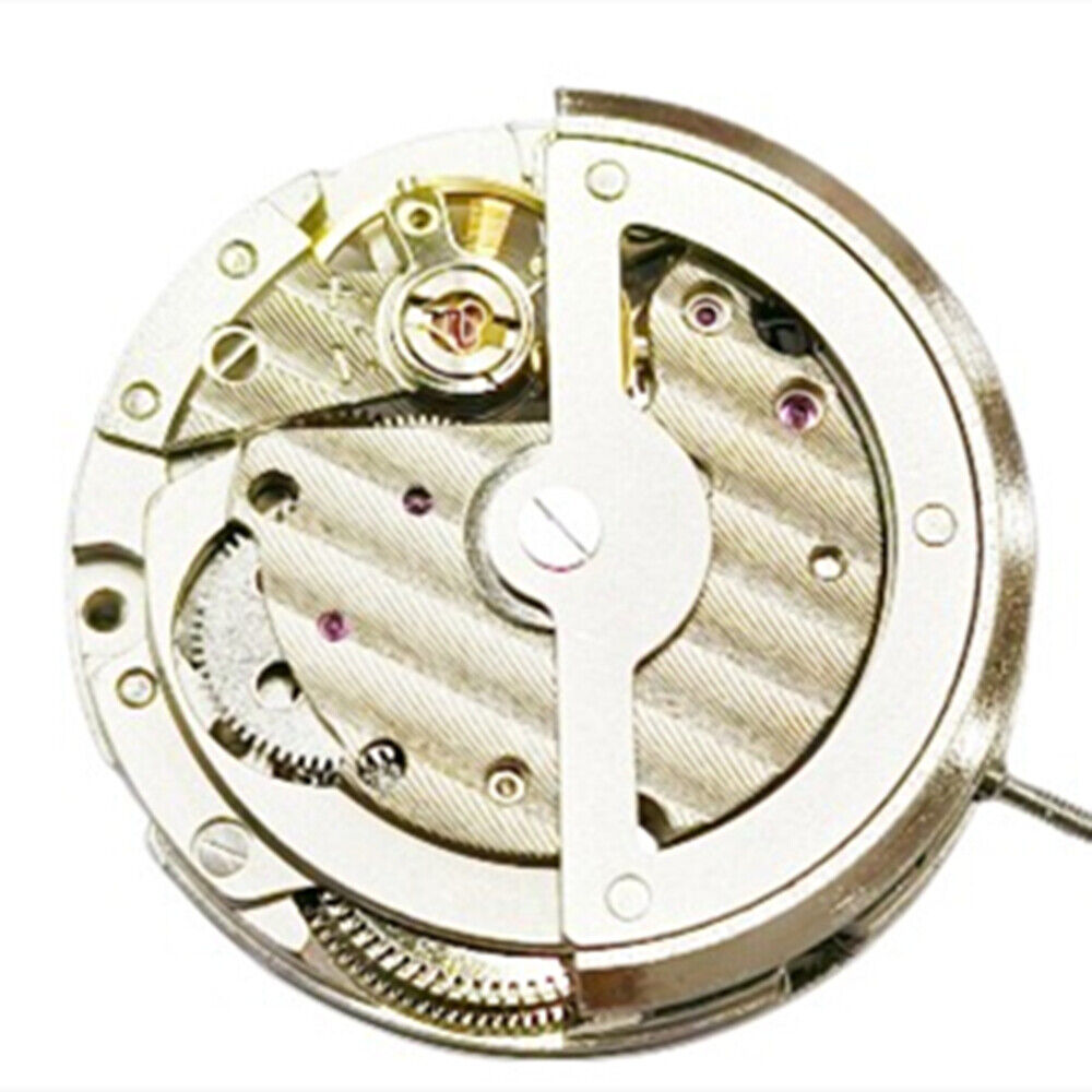China Made 82S7 silver automatic mechanical watch movement, perfect 8215 2813 replacement for watch repair.