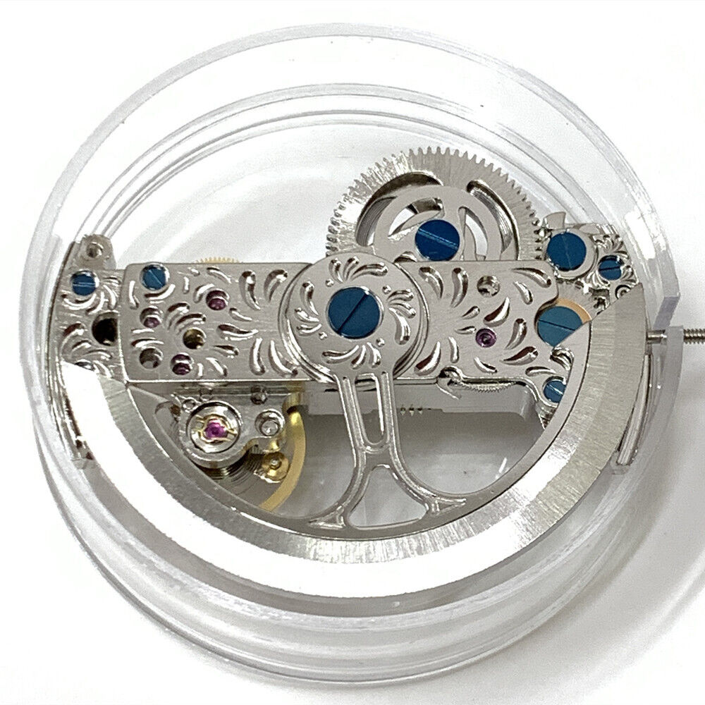 China Made Rectangle Automatic Mechanical Movement 2 Hands