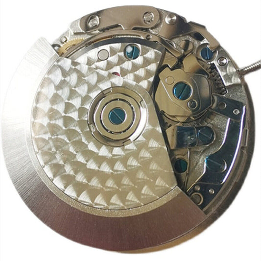 China Made 7750 mechanical watch movement with small seconds at 3, 6, 9 and calendar at 3 dial.