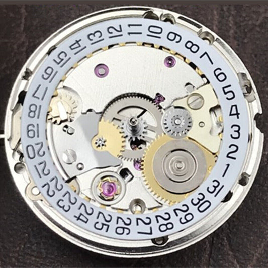Genuine Swiss ETA2671 V8 automatic watch movement, precise mechanical craftsmanship.