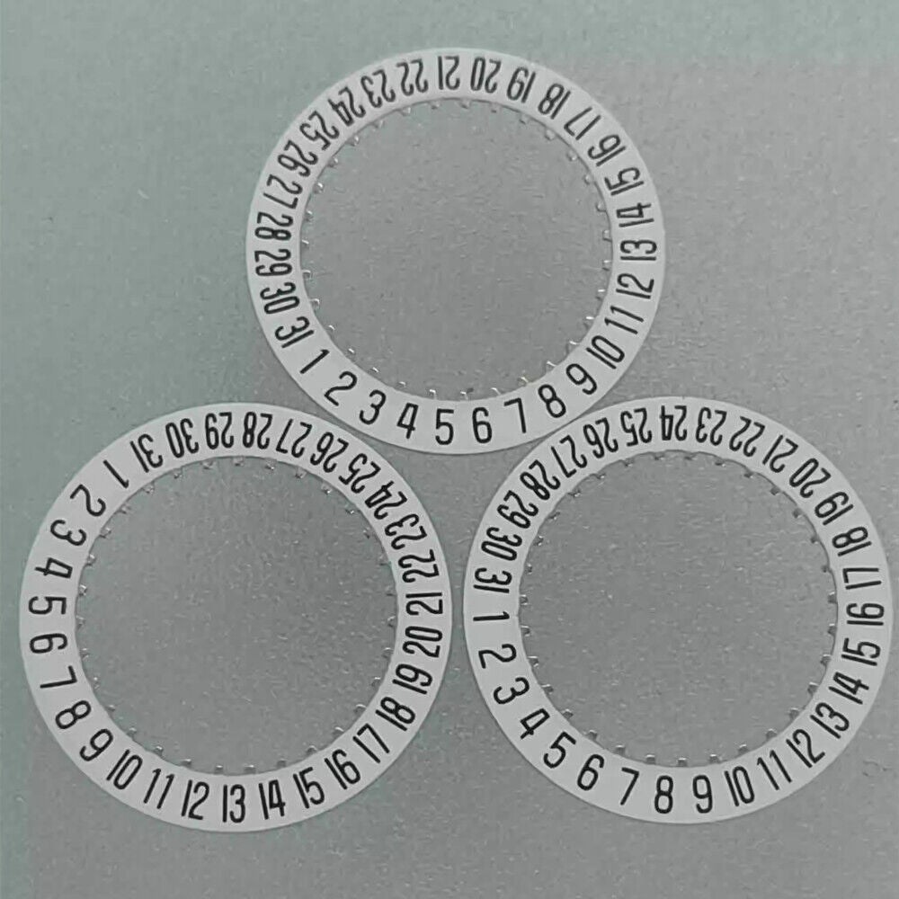 Swiss White Date Disk Wheel Date Wheel Date At 6 for ETA 256.111 Watch Movement
