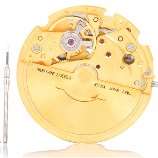 Genuine Miyota Citizen 8200 mechanical movement with single calendar for watch accessories.