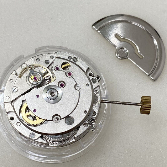 China Made 2813 8205 8215 automatic mechanical watch movement with moon phase at 6 o?clock