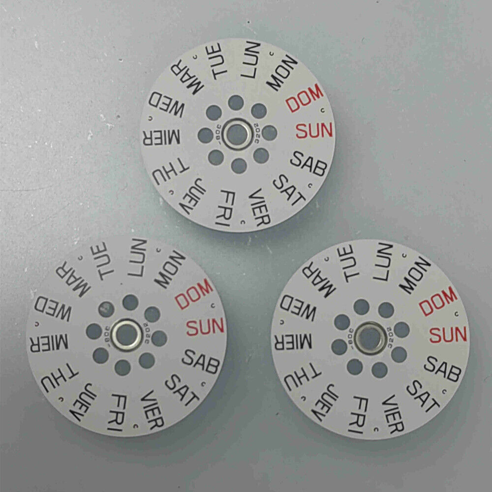 English Disk Wheel Week Wheel Generic for Miyota 8215 8200 Movement