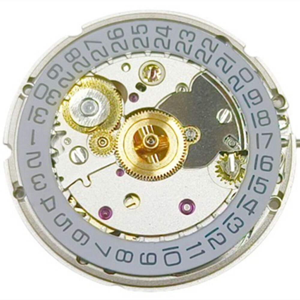 Mouvement mécanique automatique argenté Wuhan Made 2824-2, remplacement de l'<tc>ETA</tc>2824-2