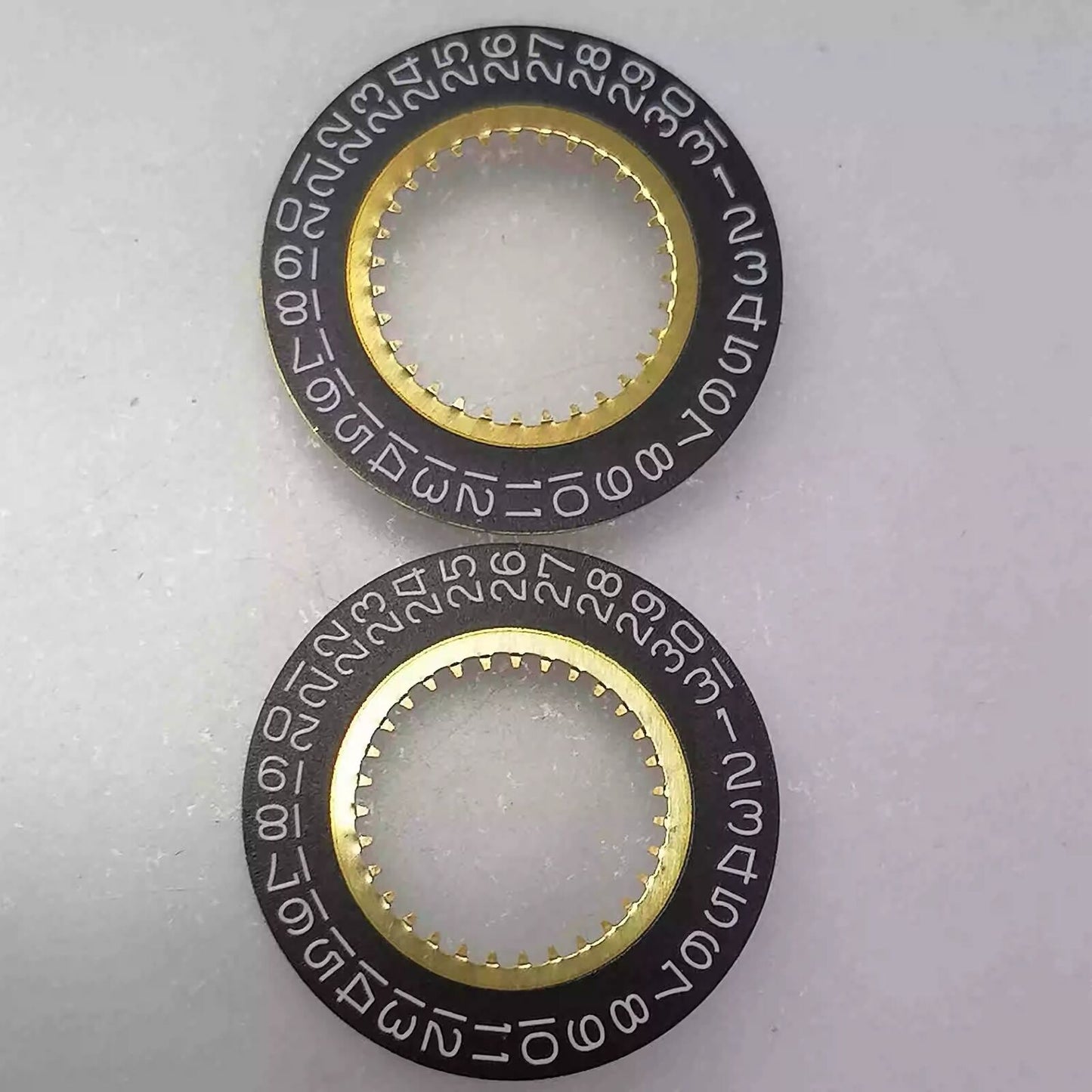 Black Date Disk Wheel Date Wheel Date At 3 for Ronda 705 Quartz Watch Movement