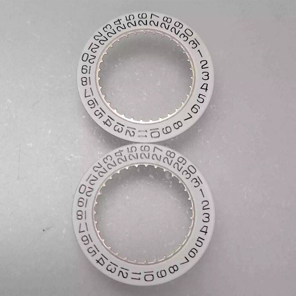 White Date Disk Wheel Date Wheel Date At 3 Fit for ETA F04.111 Watch Movement