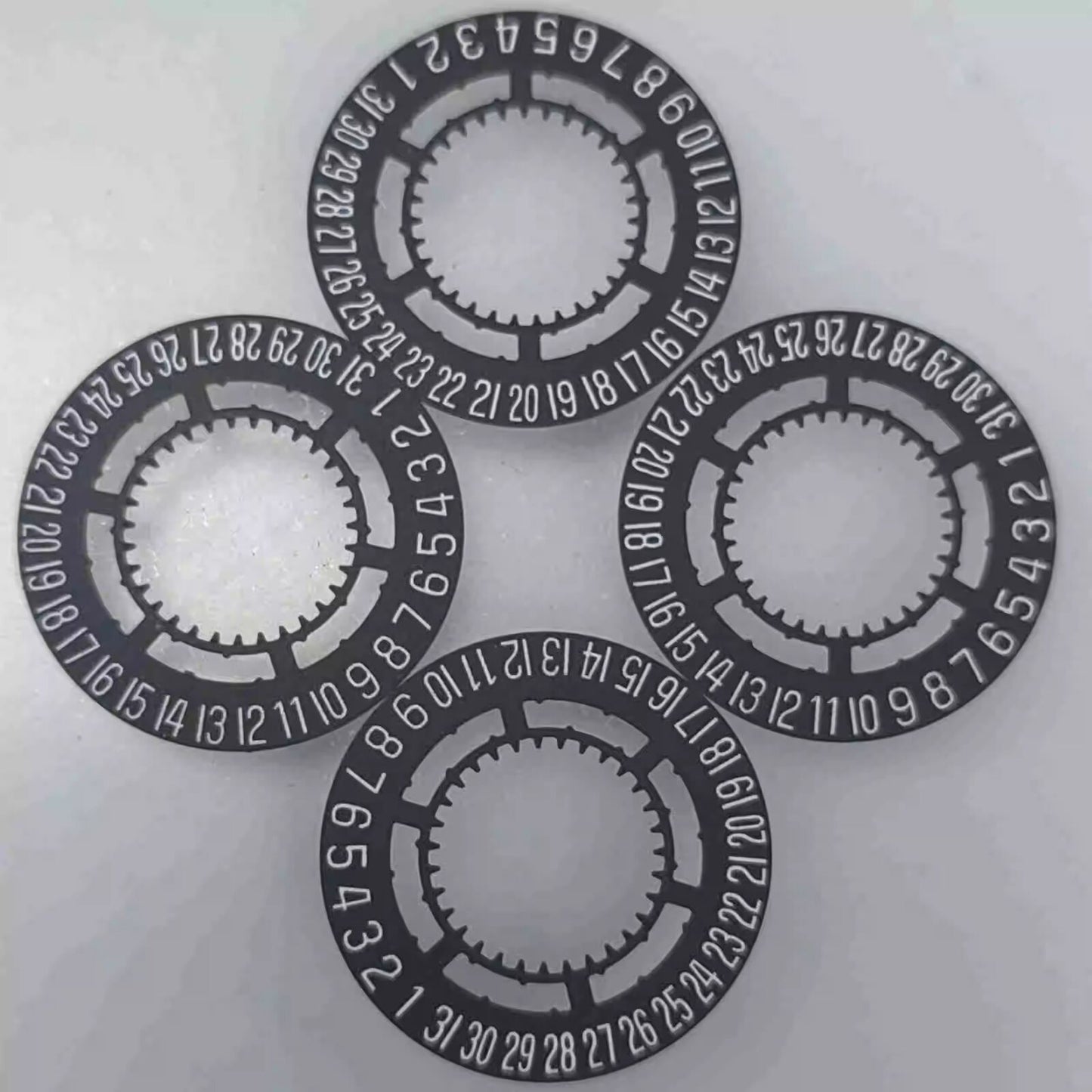 Genuine Swiss Black Date Disk Wheel Date Wheel Date At 6 for Ronda 715 Movement
