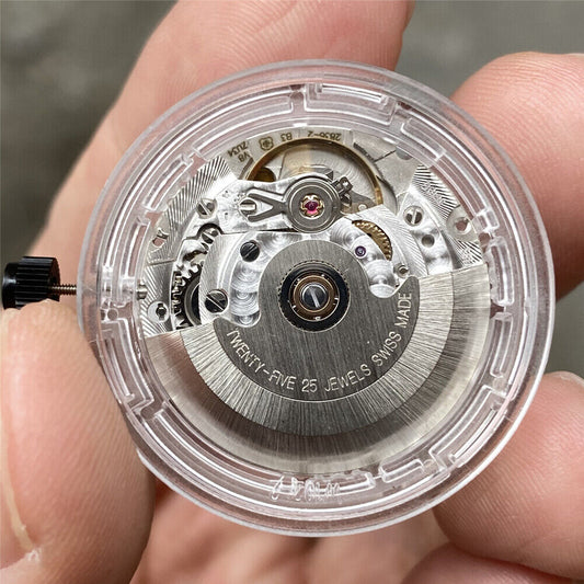 Genuine Swiss Made ETA 2836-2 mechanical watch movement by Geneva V8, precision timekeeping component.