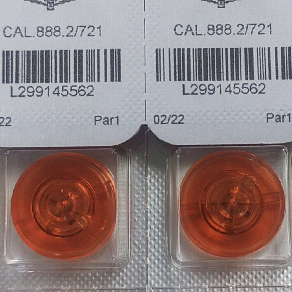 Complete balance wheel with hairspring for L888.2 watch movement, precision watch part for repair and maintenance.