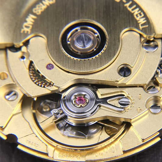 Genuine Swiss Golden Day Date watch movement ETA2836-2 by Geneva V8, precise mechanical caliber