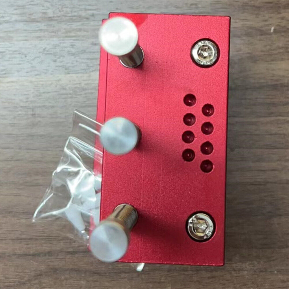 Aluminum watch hand press set with 3 heads and 7 dies for precise fitting.