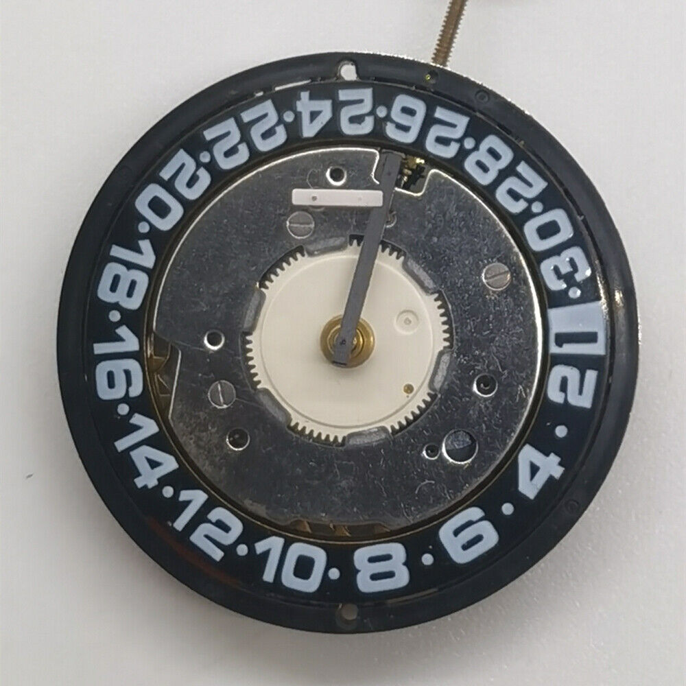 Swiss Made Original ISA8176A 8176-1990 Watch Quartz Movement Black Dial