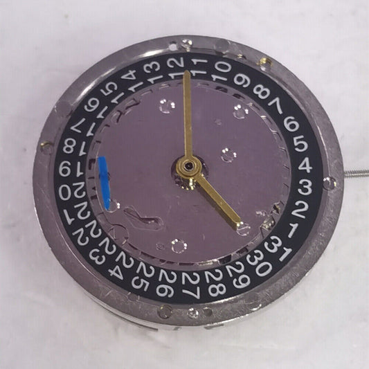 China made automatic mechanical watch with black dial and crown for date adjustment, ideal for daily wear.