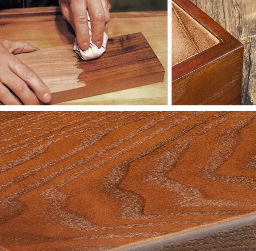 Wooden watch box organizer, 6-slot storage for elegant watch display and protection.