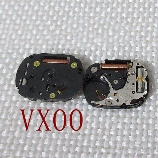Japan Made Hattori Epson TMI VX00A quartz watch movement with stem for precise timekeeping and reliability