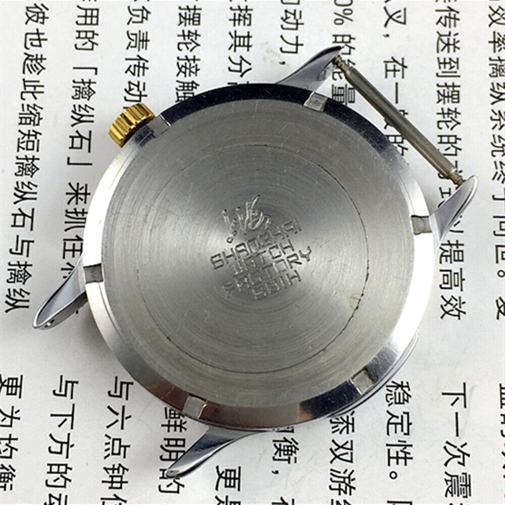 37mm Shanghai Factory Made Manual Mechanical Watch Gradient Grey Dial 17 Jews