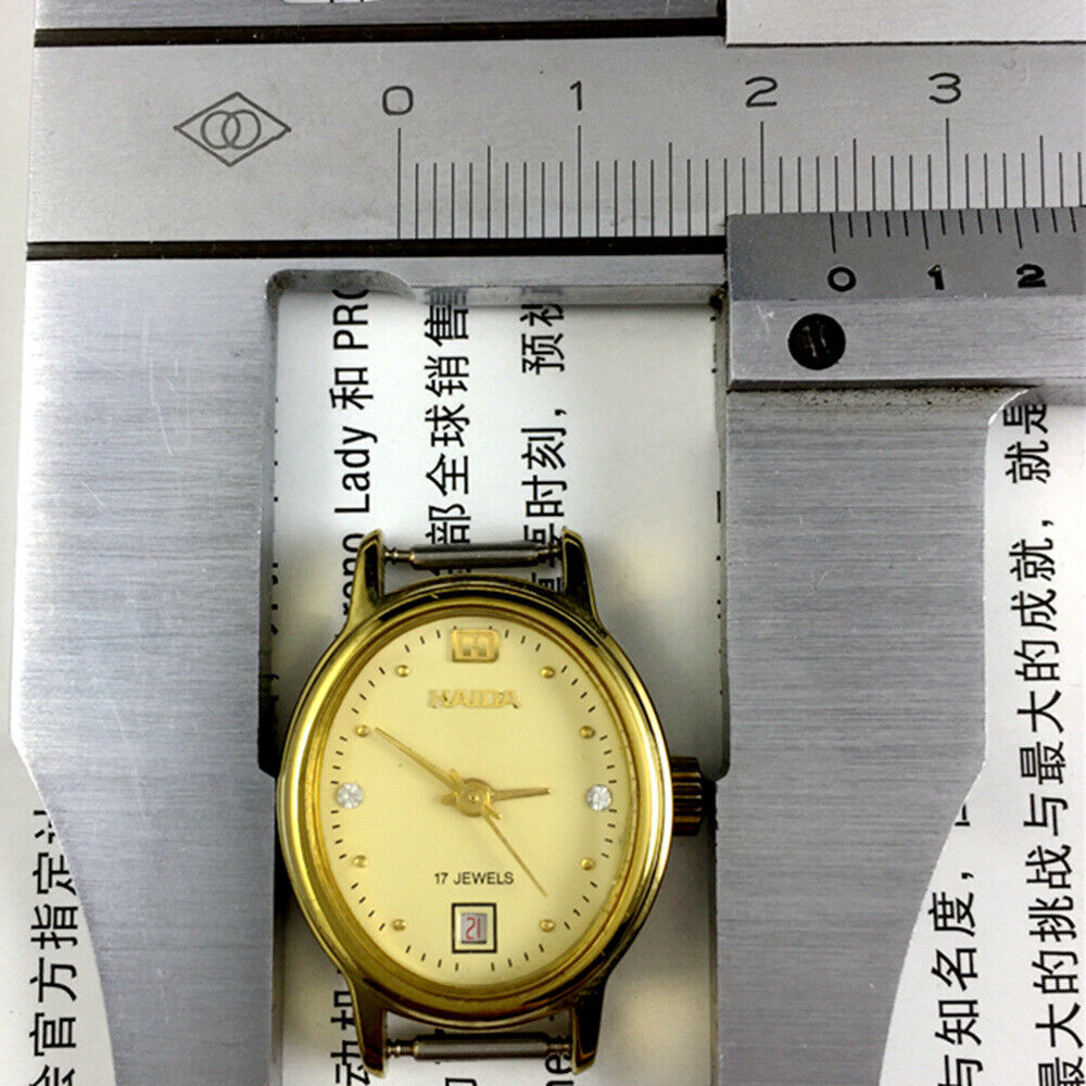 Manuel mécanique Lady Watch imitation diamant clou 17 juifs calendrier simple @ 6