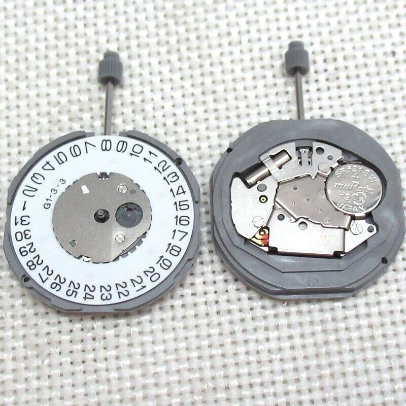 Mouvement à quartz japonais Miyota GM17 flambant neuf, date à 3 heures, remplacement du GM15