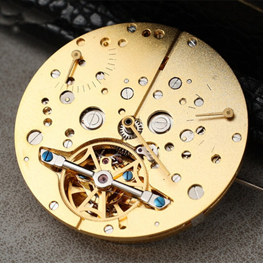 Shanghai Golden multifunctional automatic watch with mechanical movement and sleek design.