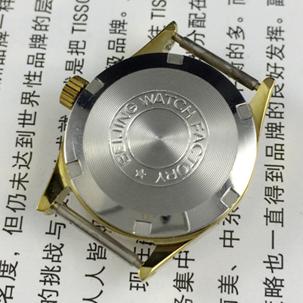 Beijing Double Rhomb Lady Watch featuring red date font and elegant manual mechanical movement.
