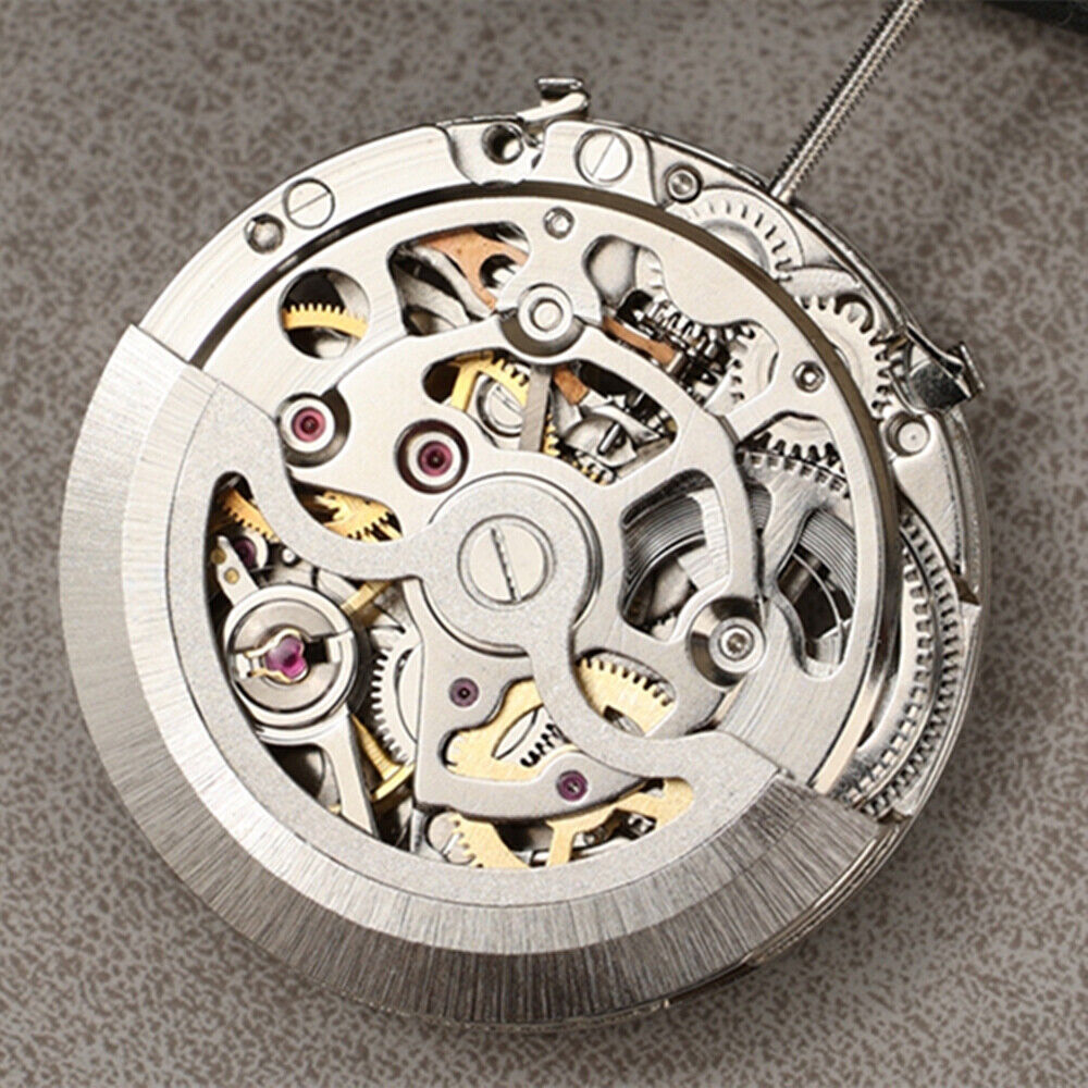 China Made Dandong Hollow Silver Automatic Mechanical Movement DL8298