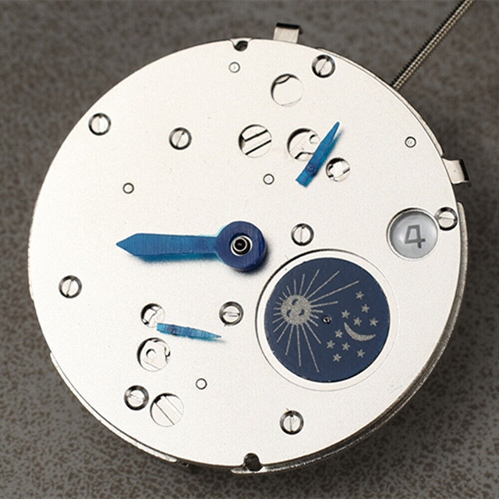 China Made Shanghai Silver Star Moon Phase@6 Automatic Mechanical Movement