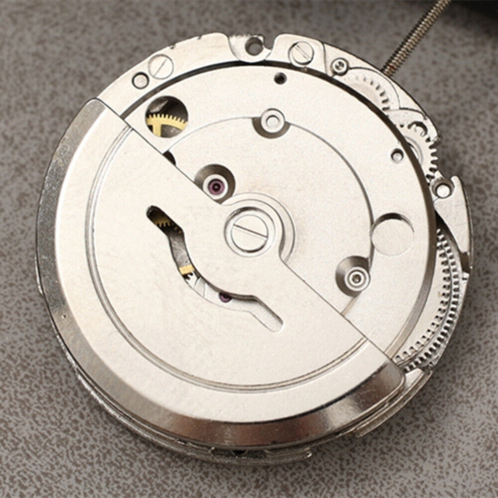 China Made Dandong Silver Automatic Mechanical Movement DL8214-1 Small Second@6