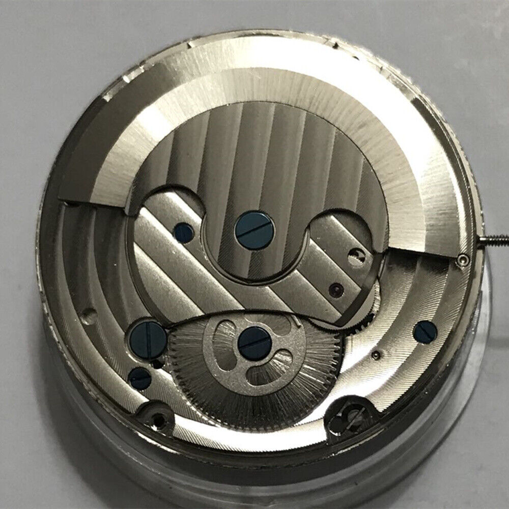 Montre asiatique à 3 aiguilles, phase de lune étoilée à 12 heures, mouvement mécanique automatique pour homme avec volant d'inertie