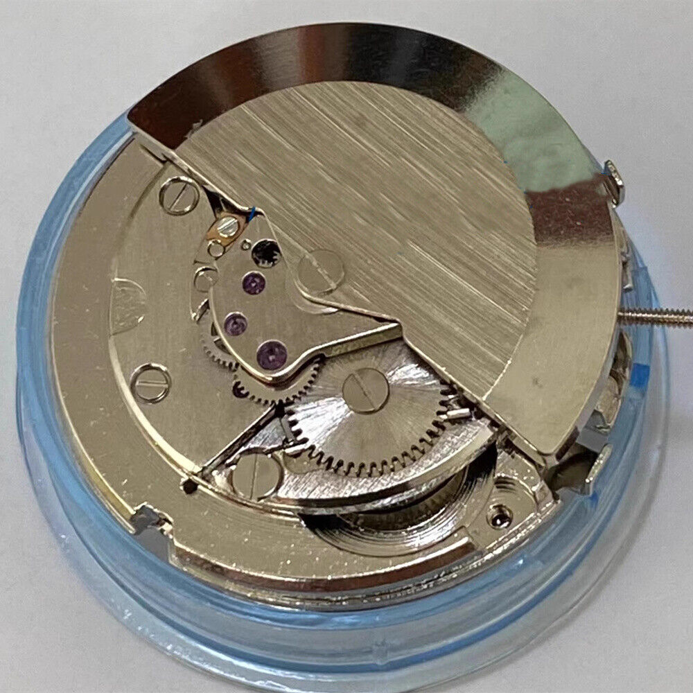 Asian Tianjin Seagull ST6 watch displaying moon phase at 6 o?clock with automatic mechanical movement.