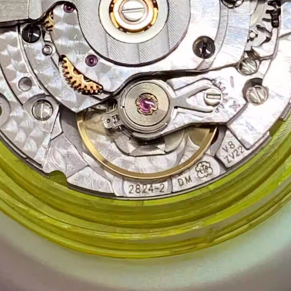 China Made Tianjin Seagull 2824-2 Carved Automatic Mechanical Movement V8 Marked