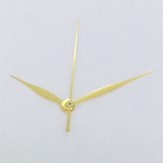 Golden polished long watch hands by NO Lume, compatible with Asian 8215/2813/8205 movements