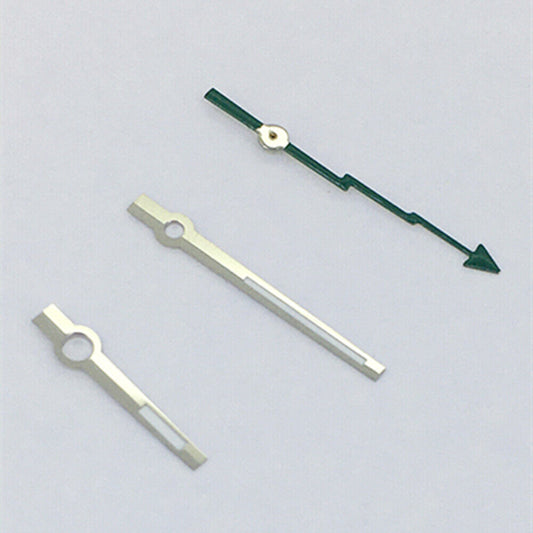 Lume silver-trimmed green second hand designed for Asian 8215/2813/8205 watch movements.