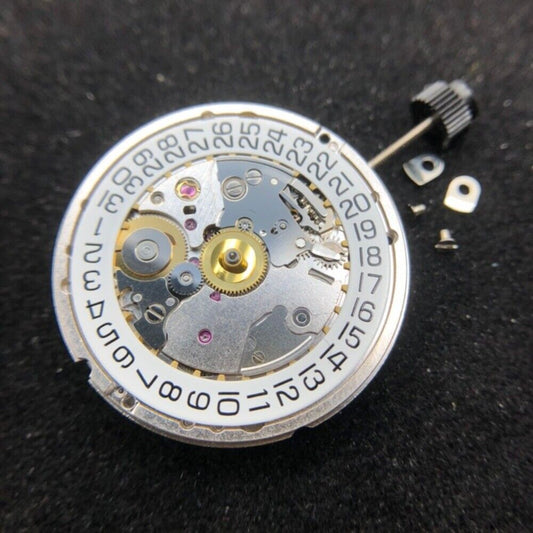 Swiss Made ETA2892A2 V8 automatic watch movement with single calendar for precise timekeeping.