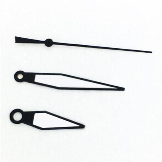 White diamond-shaped orange lume watch hands for ETA 2836/2846/2824/2846 movements by White+diamond.