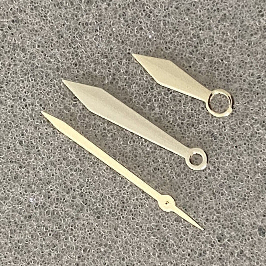 Classic silver and golden rose watch hands for NH35/NH36/4R/7S movements by Golden.