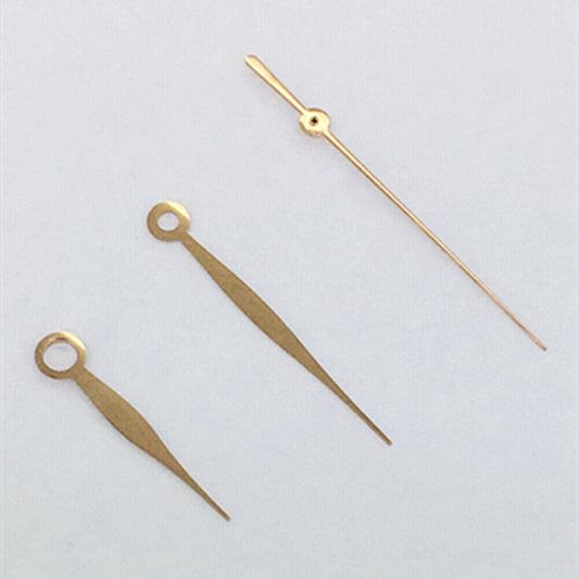 Rose gold polished long watch hands by NO Lume, compatible with Asian 8215/2813/8205 movements.