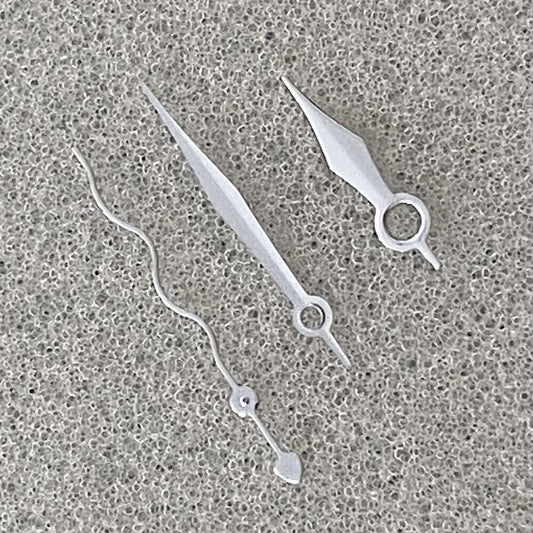 Wave shape second hand for NH35/NH36/4R/7S watches, precise fit, enhances timepiece style.