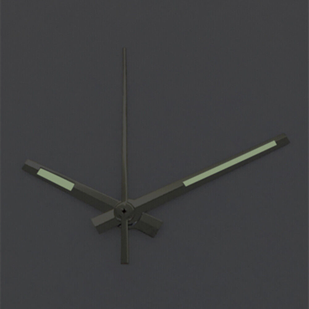 Aiguilles de seconde lumineuses vertes argentées pour montres Asian 8215/2813/8205