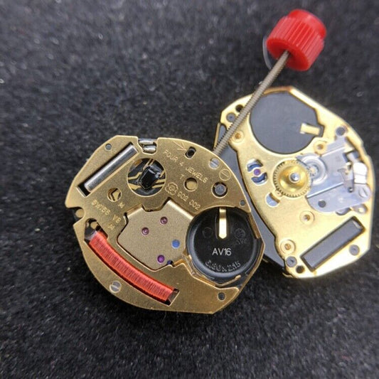 Original ETA902.101 watch quartz movement, Swiss-made 3 hands replacement by ETA, ideal for precise timekeeping.