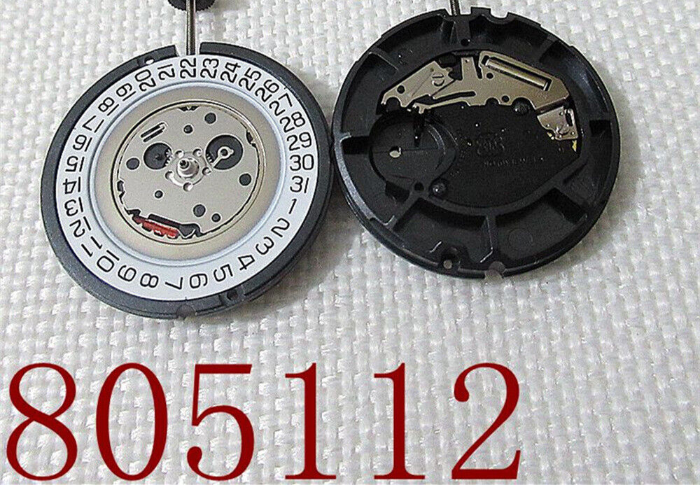 Watch Quartz Movement ETA 805.112 Swiss Made Movement 3 Hands Date At 3/6