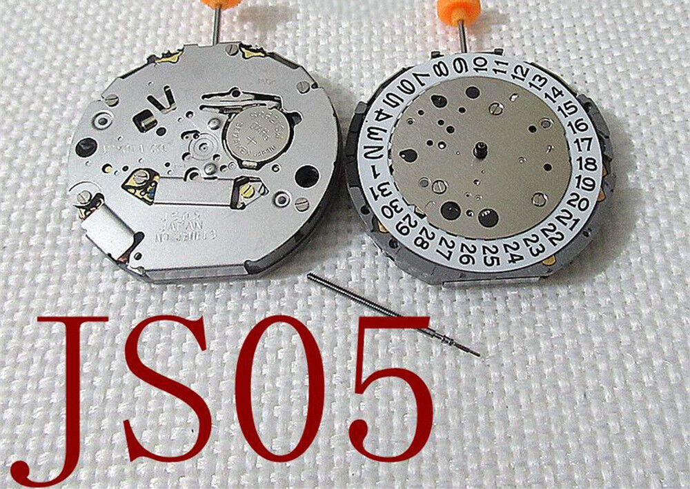 Miyota JS05 Japan Quartz Movement Japan Made Small Second @2@6@10 Date At 6