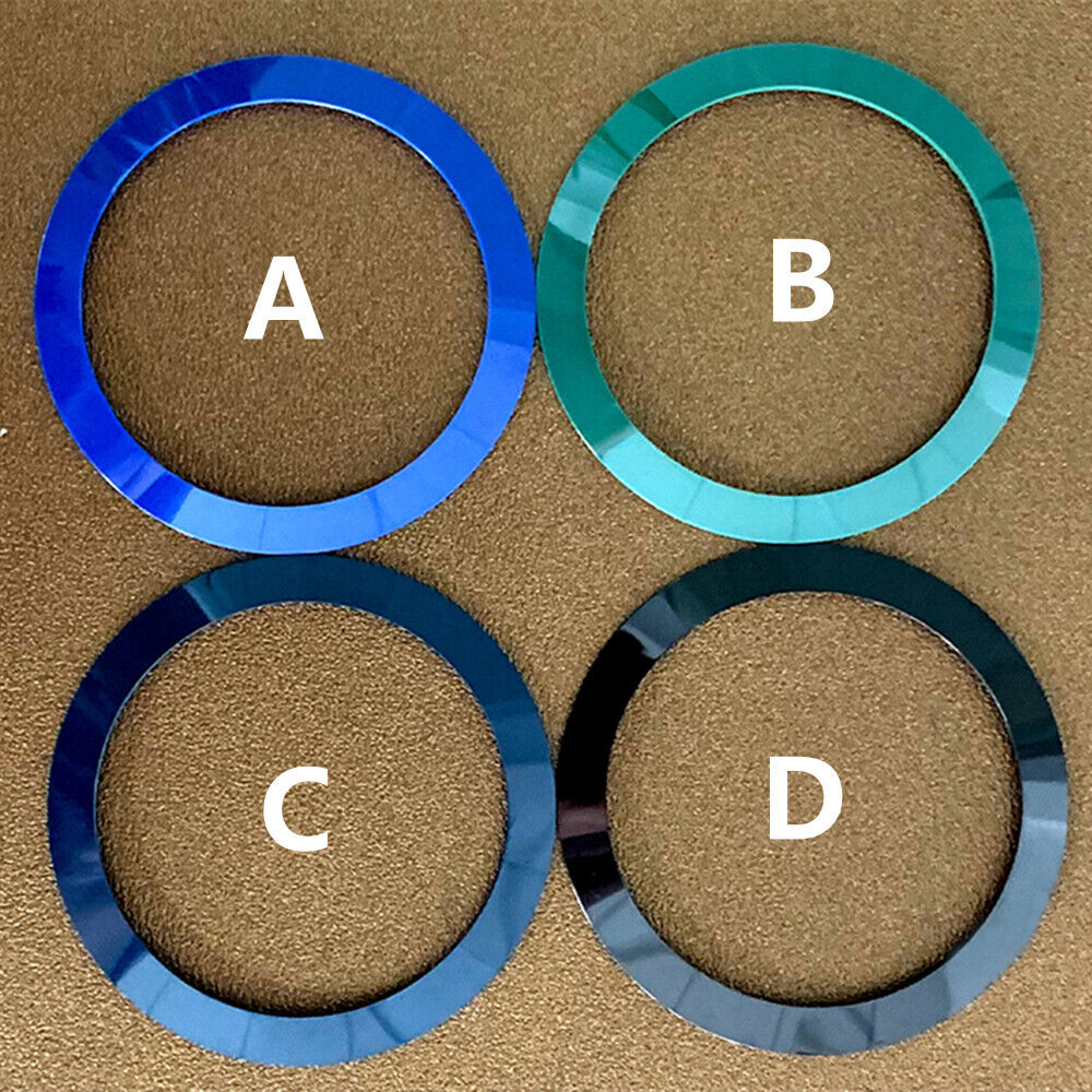 38 mm/30,5 mm Keine geschnitzte Schriftart Abschrägung Keramik Uhr Lünette Einsatz Uhr Teile