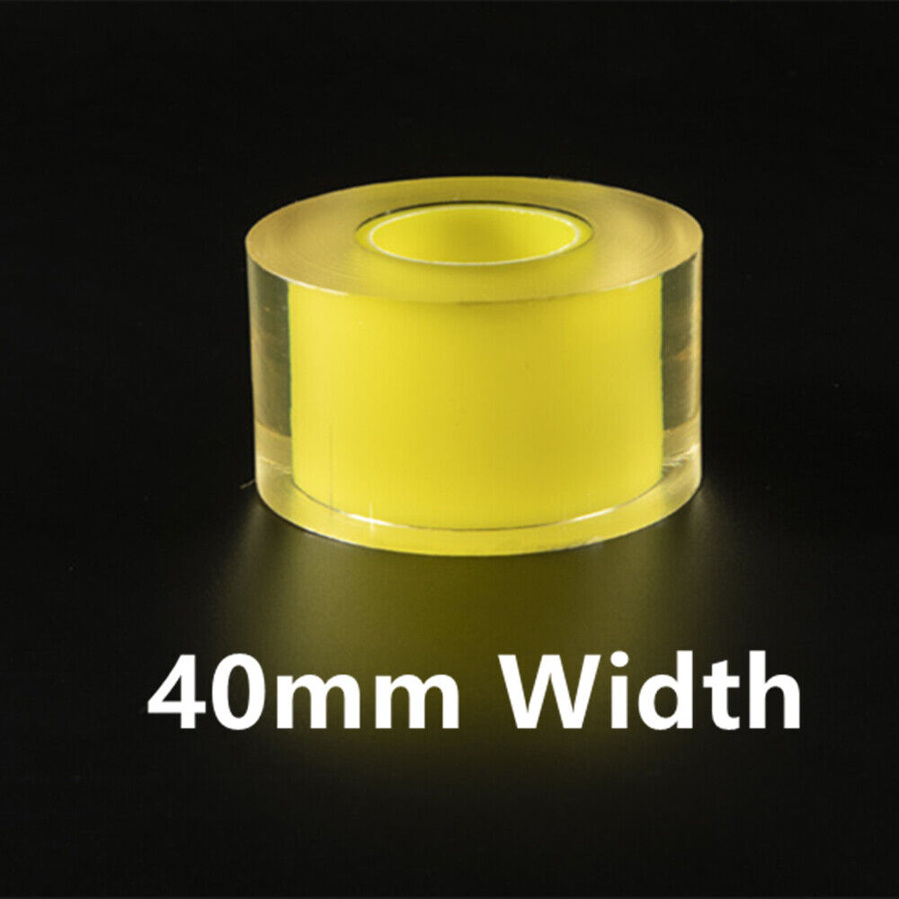 Transparent protective film for 40mm silver watch band, shields jewelry from scratches.