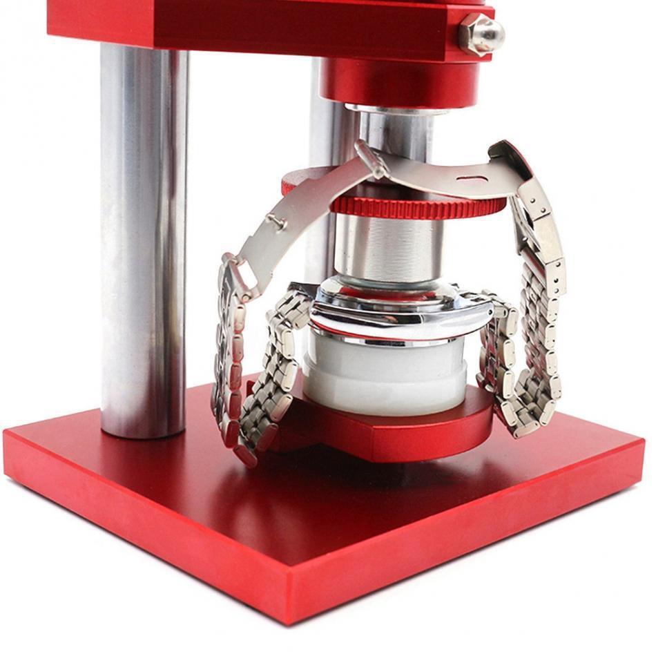 Watch Repair Case Cover Press Tool Pressor Closer Tools with 20 Fittting Dies