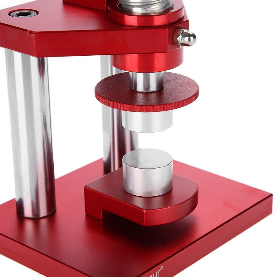 Watch Repair Case Cover Press Tool Pressor Closer Tools with 20 Fittting Dies