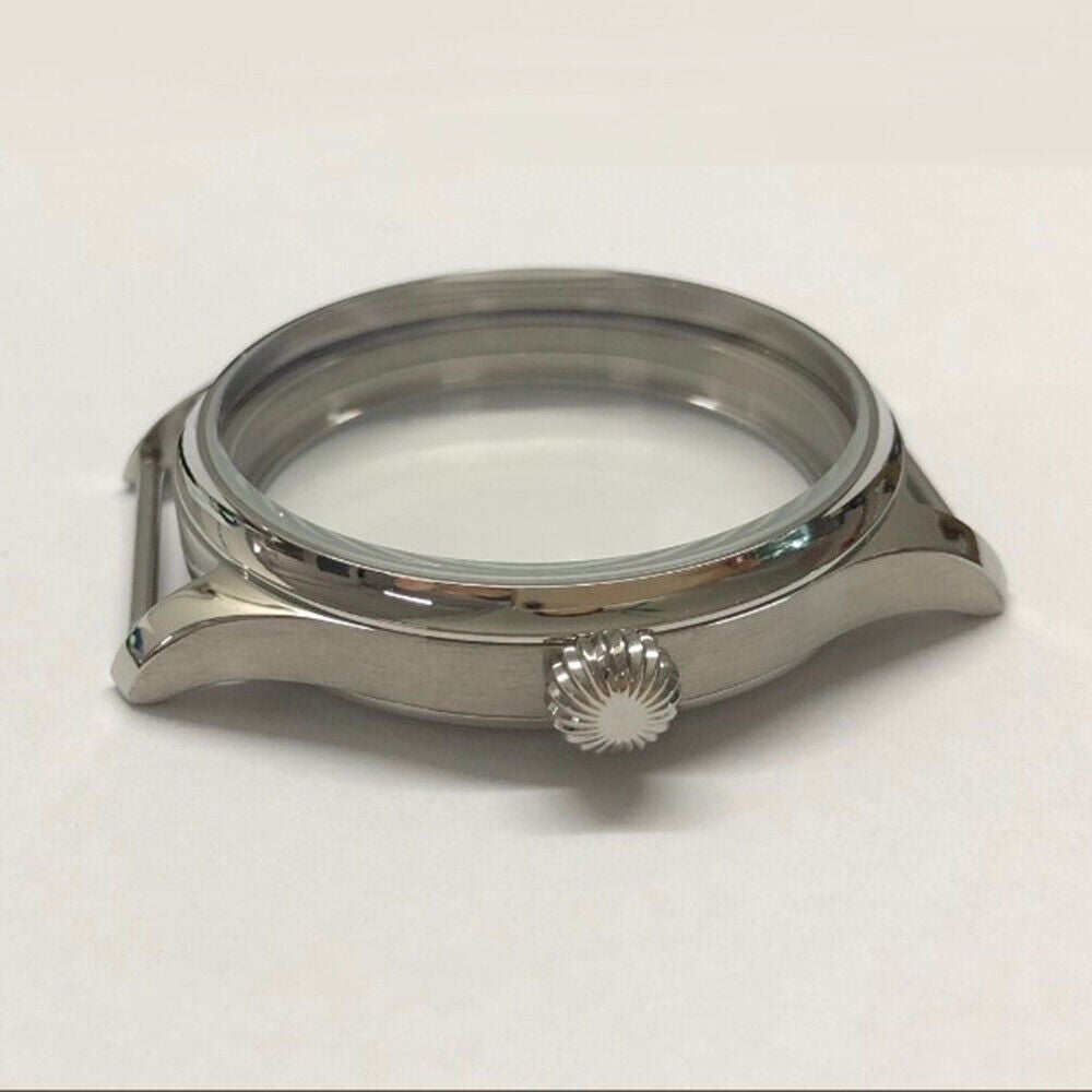 Boîtier de montre 44 mm en verre saphir 316L pour Seagull ST3600/ST3621/<tc>ETA</tc>6497/<tc>ETA</tc>6498
