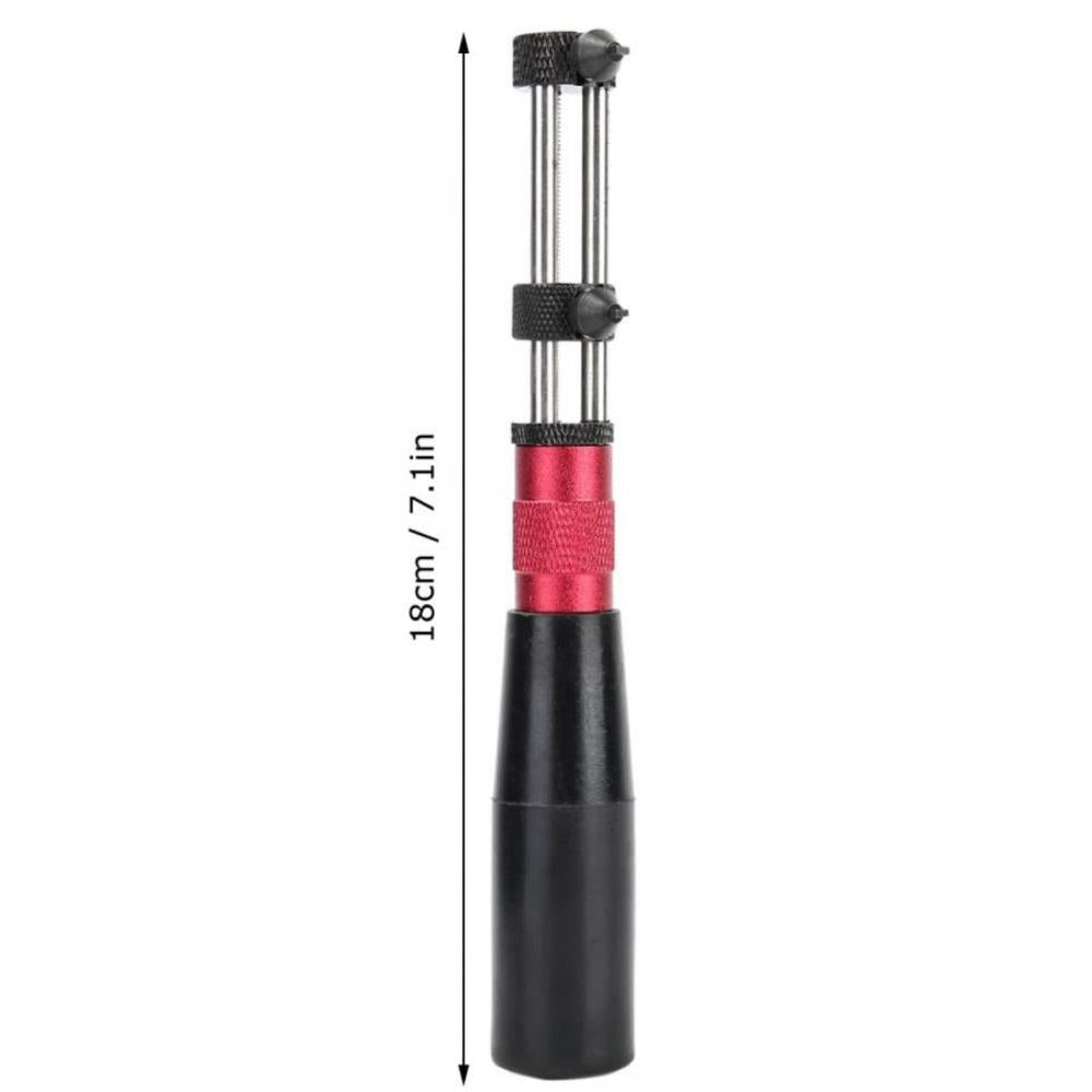 Adjustable Watch Back Case Opener Remover with 4 Spare Dies Watch Repair Tool