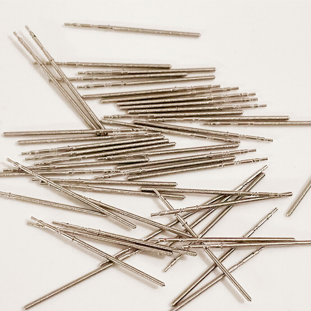 Set of 5 replacement watch winding stems for PE70, PE90, PE50 movements, compatible with various watch repairs.