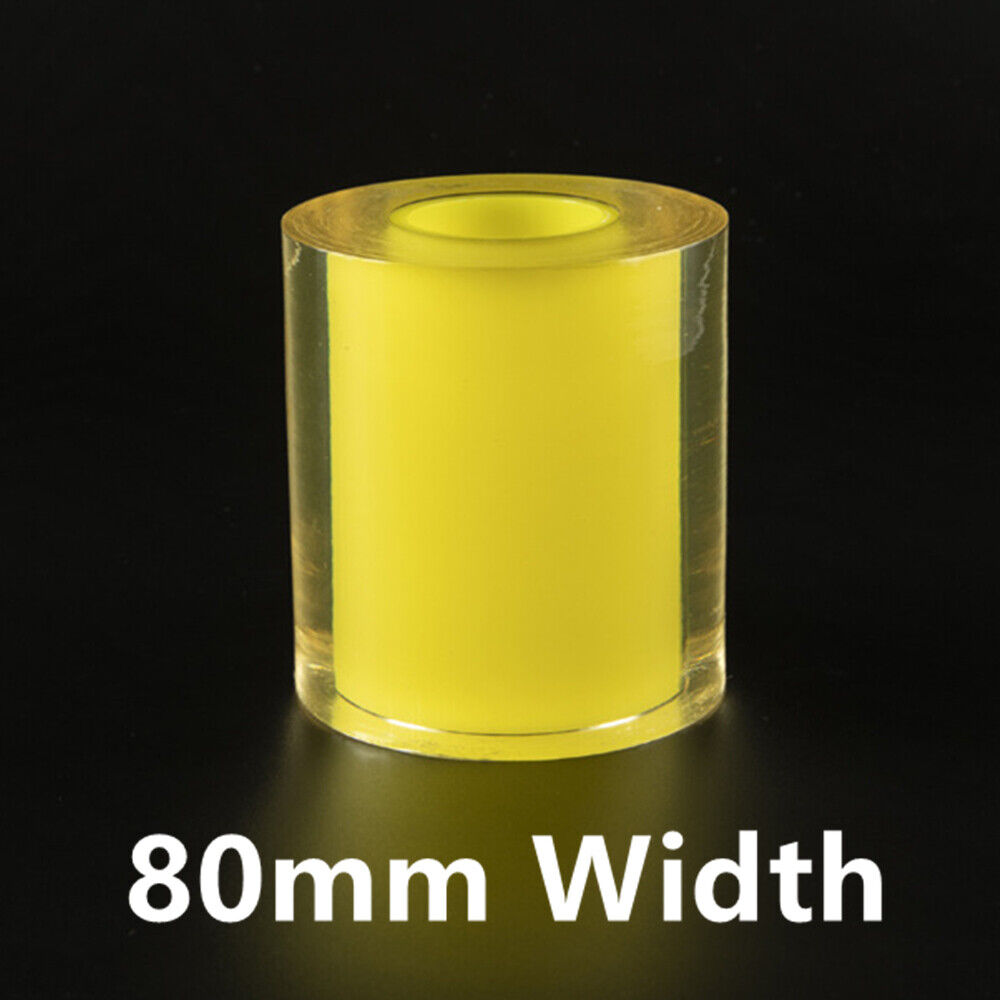 Transparent protective film on 80mm silver watch band, safeguarding jewelry from scratches and wear.